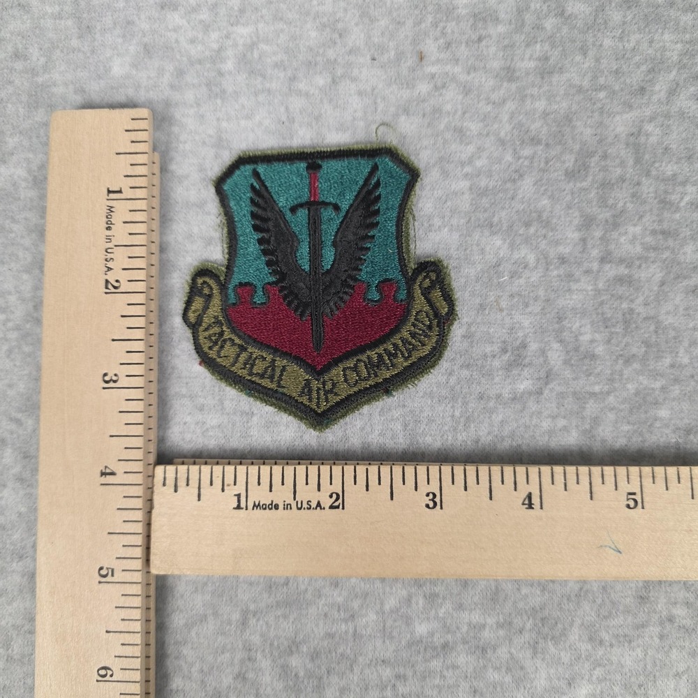 USAF Tactical Air Command Embroidered‎ Patch Military Insignia Shield Badge